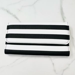 NWOT KUT FROM THE KLOTH Black and White Striped Wallet